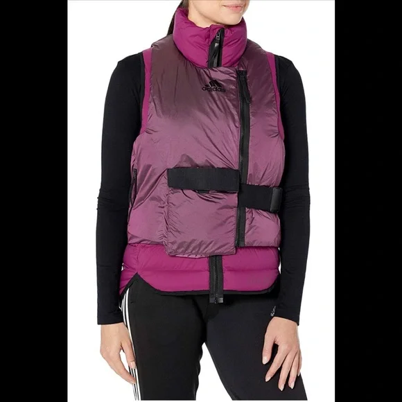 adidas  Cold.dry Down Vest Snow Jacket Outdoor - Picture 3 of 6